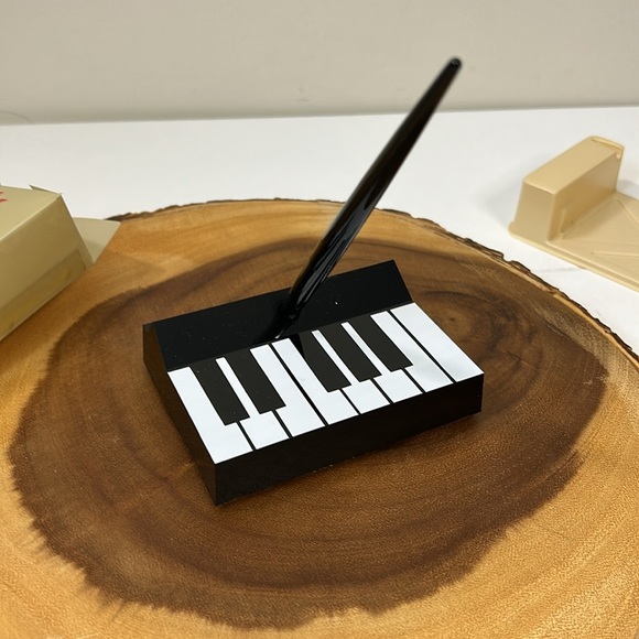 Vintage Sheaffer Desk Set Ballpoint Pen with piano key base‎ - Picture 1 of 6